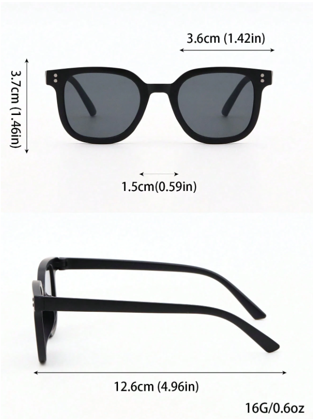 4pairs Kids Rectangle Frame Glasses, Simplistic & Fashionable Eyewear For Boys & Girls, Suitable For Parties, Daily Life And Outdoor Travel Accessories