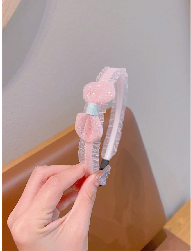 3pcs Girls' Cute Bowknot Headbands, Suitable For Daily Wear