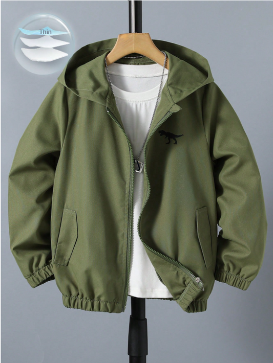 Tween Boy Zip Up Hooded Jacket