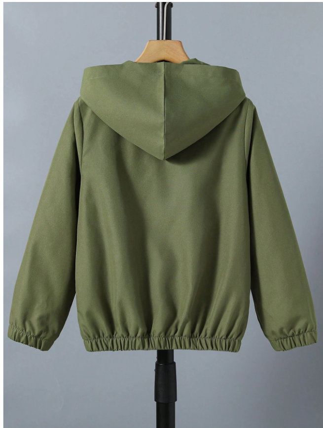 Tween Boy Zip Up Hooded Jacket