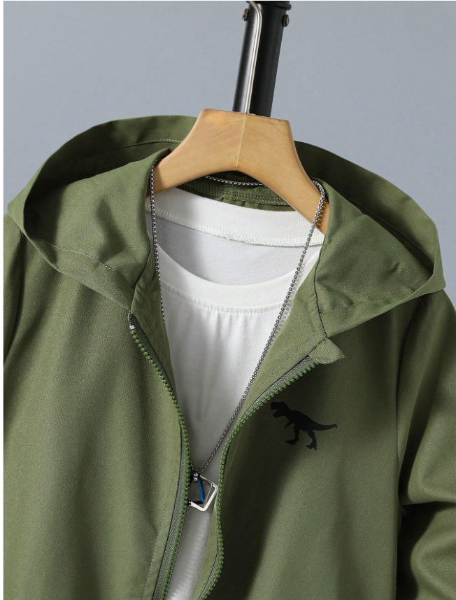 Tween Boy Zip Up Hooded Jacket