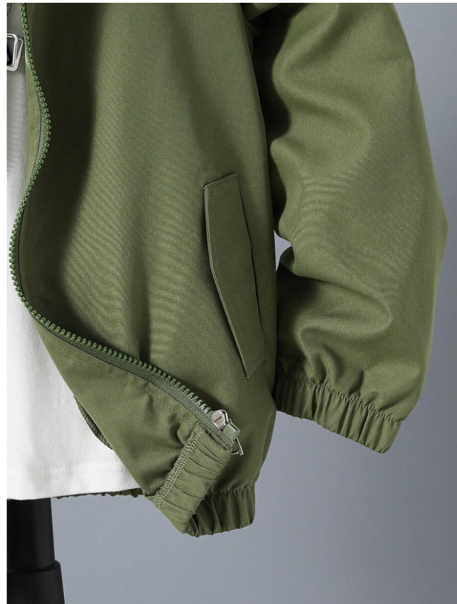 Tween Boy Zip Up Hooded Jacket