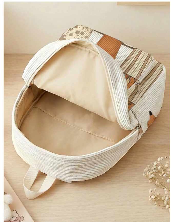 1pc Girl's Mini Backpack Organized Storage For Convenient Access, Suitable As Student School Bag