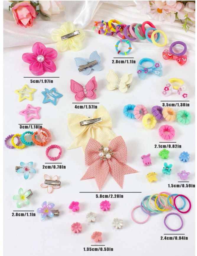 871pcs Girl Hair Accessories Set