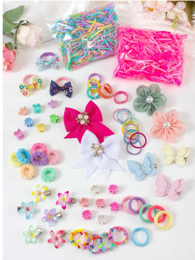 871pcs Girl Hair Accessories Set