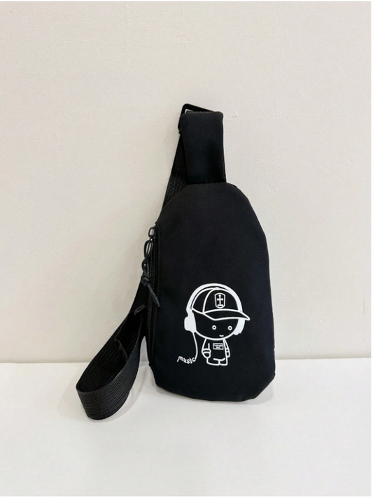 Kids' Fanny Pack, Lightweight Crossbody Bag, Cartoon Chest Bag, Shoulder Bag For Boys & Girls Traveling