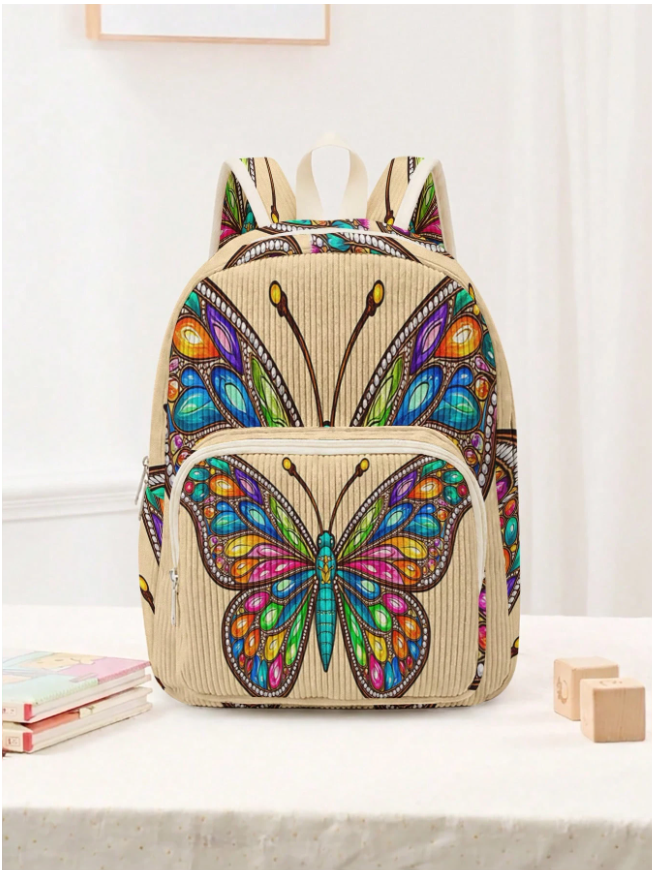 1pc Girl's Mini Backpack Organized Storage For Convenient Access, Suitable As Student School Bag