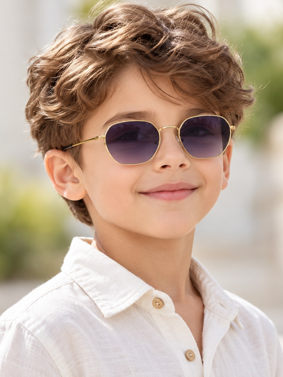 Kids Bat-Shape Sunglasses