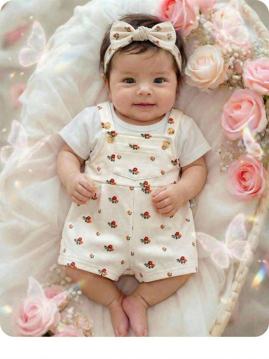 Girl Floral Casual Set