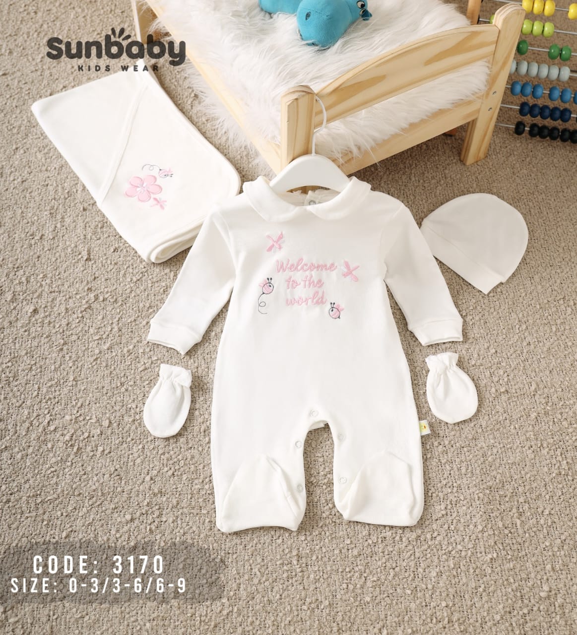 Premium newborn  5-pieces Cotton  set
