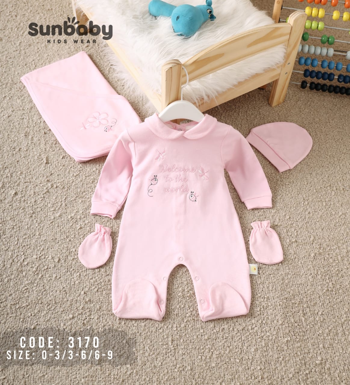Premium newborn  5-pieces Cotton  set