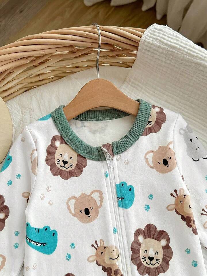 Girl Knit Cartoon Romper