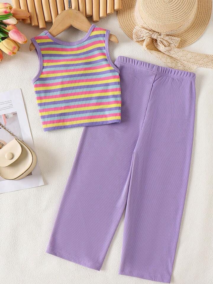 Girl Bow Knit Set