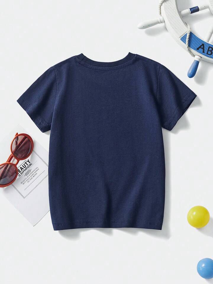 Boy Casual T Shirt Breathable Summer