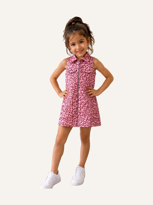 Bambino Girls Dark Pink Dress