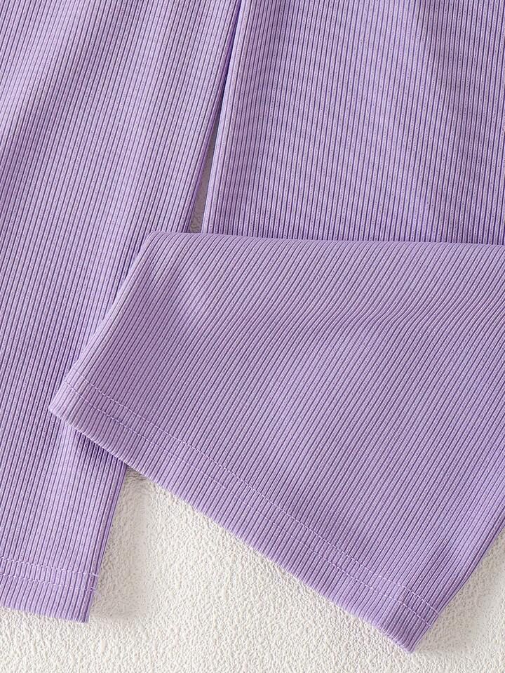 Girl Bow Knit Set