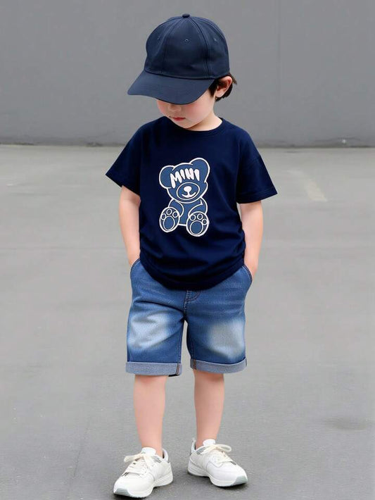 Boy Denim Casual Set