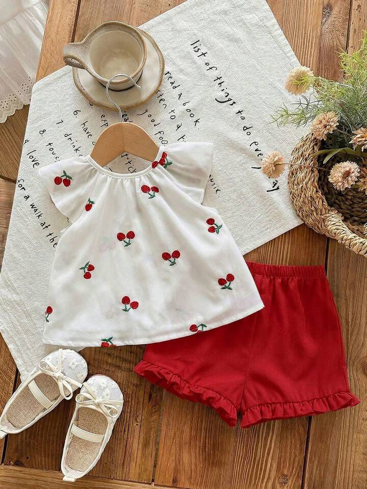 Girl Floral Summer Set