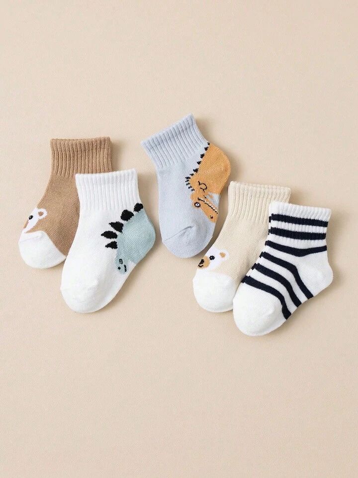 5 Pairs Baby Boy Socks