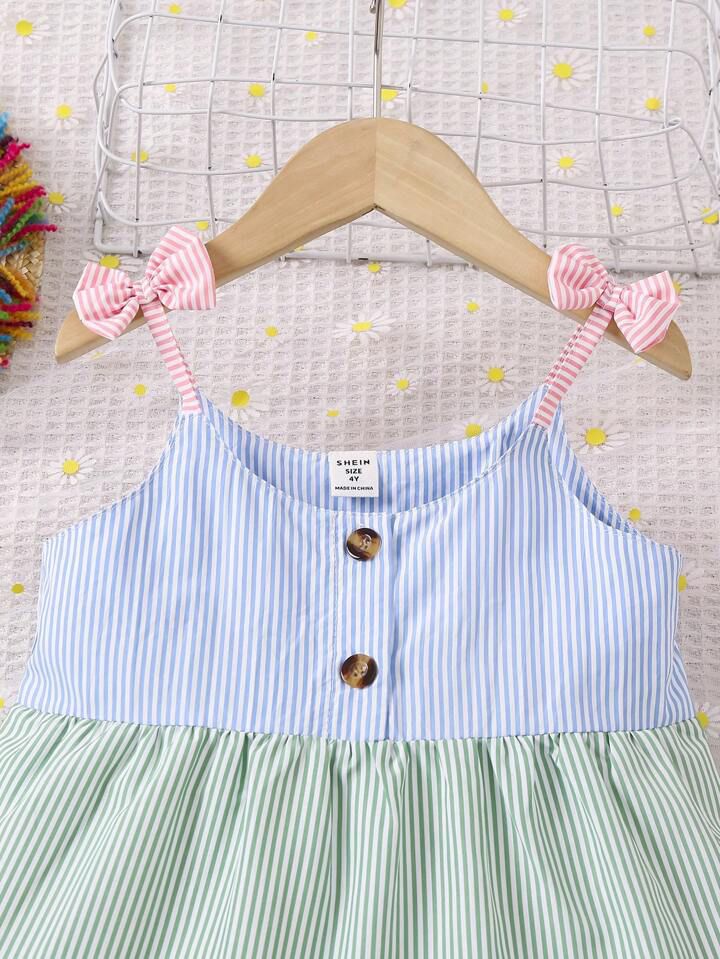 Girl Striped Casual Dress