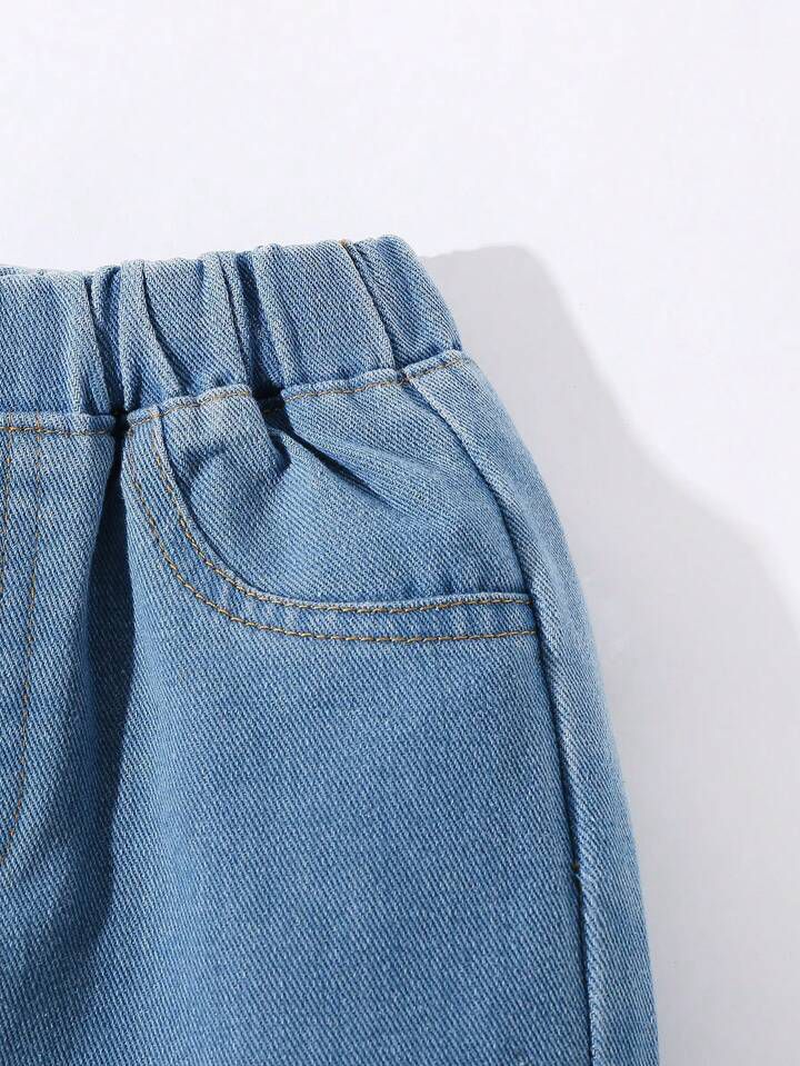 Girl Floral Denim Clothing
