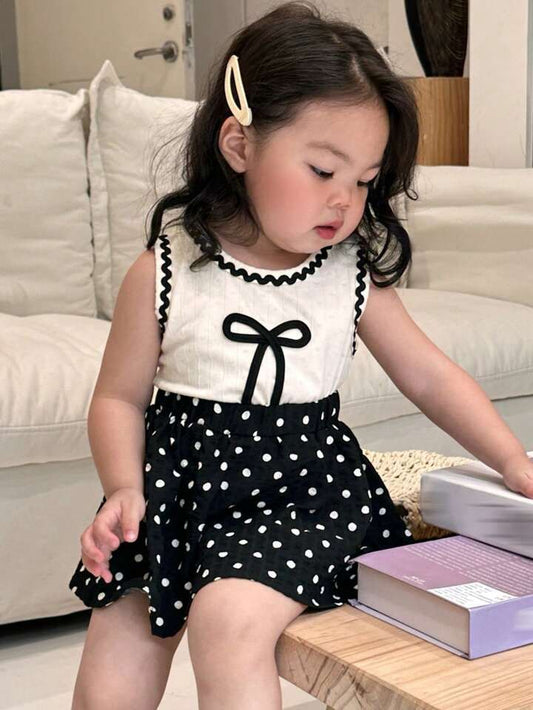 2pcs/Set Baby Girls'  Set