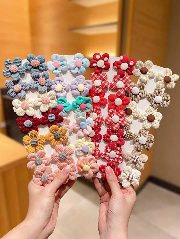 Girl Flower Hairclips
