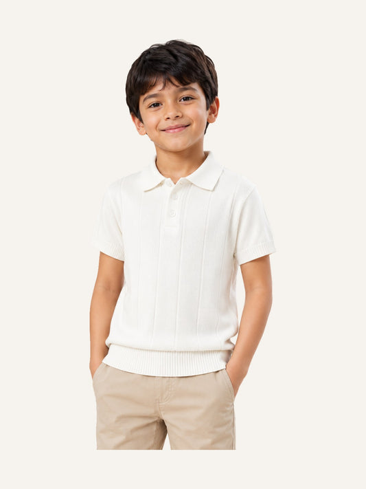Boys  Knit Polo Shirt