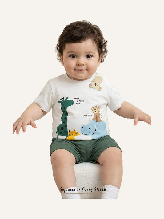 Boy Knit Cartoon Set