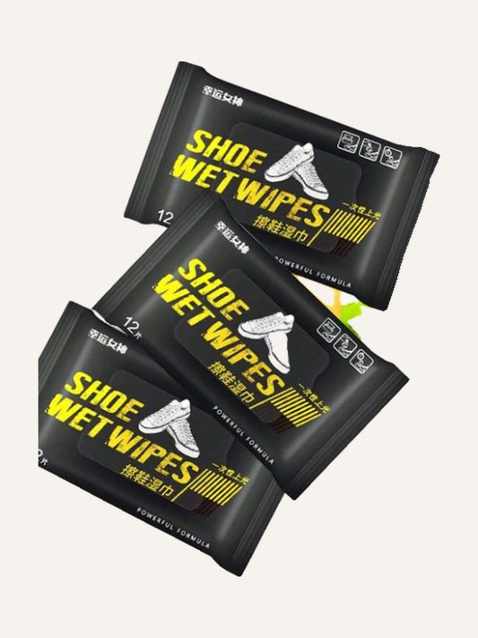 36 pcs Disposable Wet Wipes For Cleaning Sports Shoes, Ideal For White, Athletic, Workout Shoes, Cleaning And Polishing