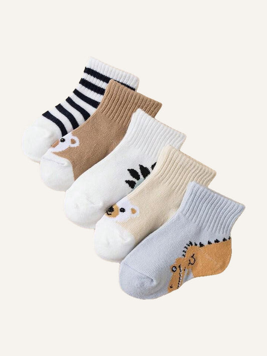 5 Pairs Baby Boy Socks