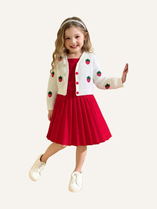 2pcs/Set Girls' Dress