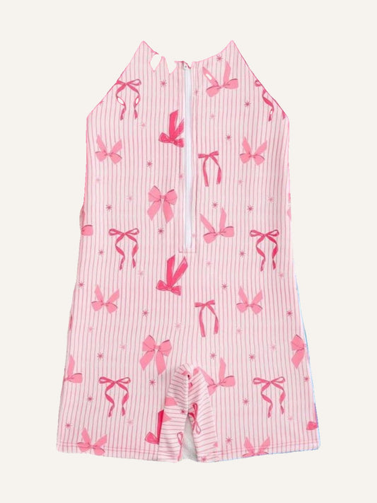 Toddler/Little Girls' Cute Flamingo Swimsuit,Pink