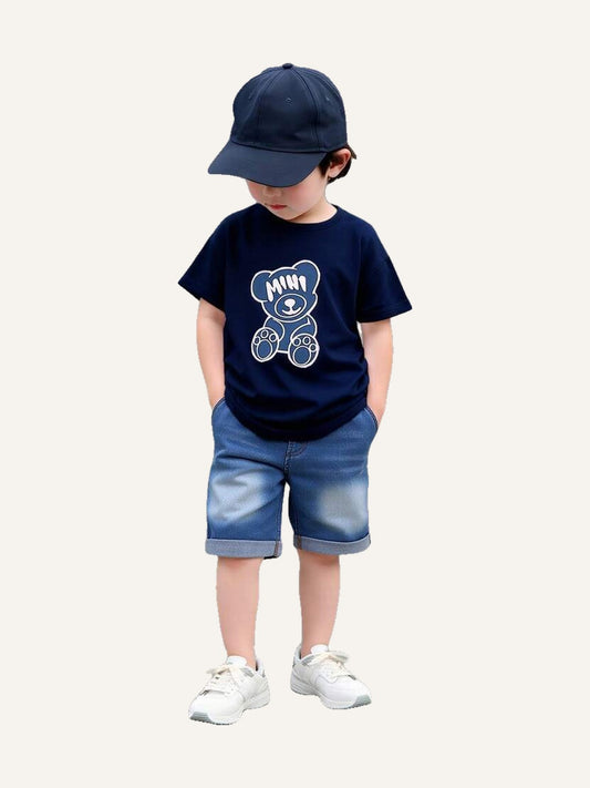 Boy Denim Casual Set