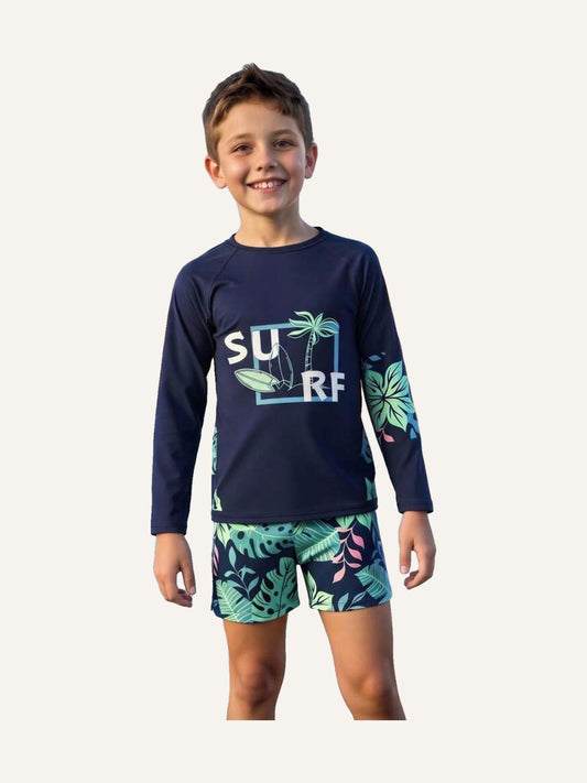 Tween Boys Swimwear,Navy Blue